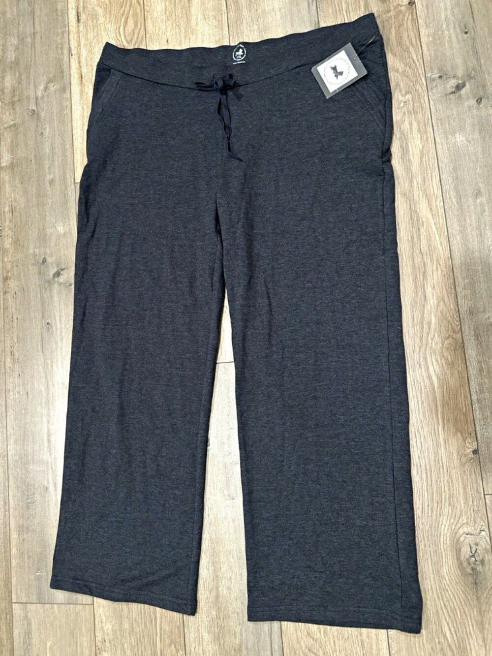 Central Park Women’s XXL Short Charcoal Gray Stretch Yoga Lounge Pants NWT
